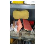 Assorted Painting Supplies, Trowels, Thinner and More.