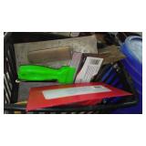 Assorted Painting Supplies, Trowels, Thinner and More.