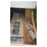 Assorted Painting Supplies, Trowels, Thinner and More.