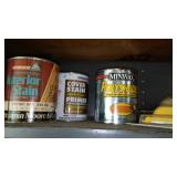 Assorted Painting Supplies, Trowels, Thinner and More.