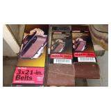 Craftsman Belt Sander and Skil Circular Saw, Electric Stapler.