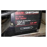 Craftsman Belt Sander and Skil Circular Saw, Electric Stapler.