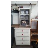 Assortment of 1-3 in. Screws and Cabinets.