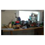 Tape, Parts Organizer with Contents and More.