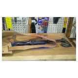 Hand tools. Creeper, Hammers, Nail Puller and More.