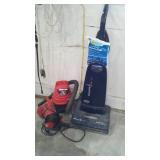 Vacuums (3) Dirt Devil, Upright, Shop.