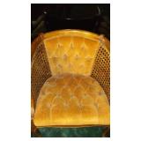3 Cane Back Accent Chairs
