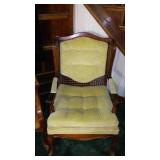 3 Cane Back Accent Chairs