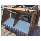 Mensch Side Shooter Attachment Skid Steer Loader Bucket Mensch Side Shooter Attachment Skid Steer Loader Bucket