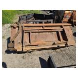 Mensch Side Shooter Attachment Skid Steer Loader Bucket Mensch Side Shooter Attachment Skid Steer Loader Bucket