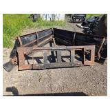 Skid Steer V Snow Plow Attachment Skid Steer V Snow Plow Attachment