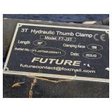 Future FT-13T 38" Hydraulic Thumb Clamp Future FT-13T 38" Hydraulic Thumb Clamp
