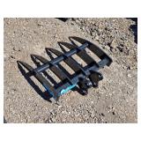 New Mini Excavator Grapple Rake Attachment approximately 24 inches wide New Mini Excavator Grapple Rake Attachment approximately 24 inches wide