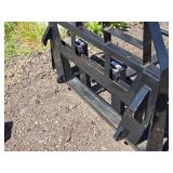 New Skid Steer Pallet Fork Attachment with 4 New Skid Steer Pallet Fork Attachment with 4