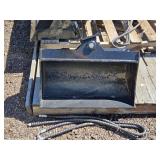 New Mini Excavator Tilting Bucket approximately 24 inches wide New Mini Excavator Tilting Bucket approximately 24 inches wide