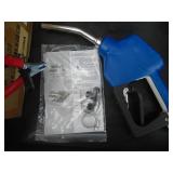 New 12volt DC powered Diaphragm pump with hose & nozzle. As shown. New 12volt DC powered Diaphragm pump with hose & nozzle. As shown.