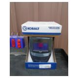 Kobalt fixed shade auto darken helmet # 3 # 10 lens. As shown. Kobalt fixed shade auto darken helmet # 3 # 10 lens. As shown.