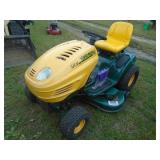 Yardman by MTD 25hp 46 deck. Used condition. Tested & works. As shown. Yardman by MTD 25hp 46 deck. Used condition. Tested & works. As shown.