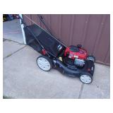 Blackmax Briggs & Stratton mower. Big wheel with bagger. Tested & works. As shown. Blackmax Briggs & Stratton mower. Big wheel with bagger. Tested & works. As shown.