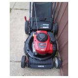Blackmax Briggs & Stratton mower. Big wheel with bagger. Tested & works. As shown. Blackmax Briggs & Stratton mower. Big wheel with bagger. Tested & works. As shown.