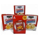 Cracker Lot | (3)  Clover Valley  Round Crackers  & (1) Cheez it Orginal Snack Bags Cracker Lot | (3)  Clover Valley  Round Crackers  & (1) Cheez it Orginal Snack Bags
