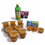 Dole- Fruit Cup & Snack Pack -Cherry &  Clover Valley-Lemon Juice Dole- Fruit Cup & Snack Pack -Cherry &  Clover Valley-Lemon Juice