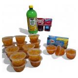 Dole- Fruit Cup & Snack Pack -Cherry &  Clover Valley-Lemon Juice Dole- Fruit Cup & Snack Pack -Cherry &  Clover Valley-Lemon Juice