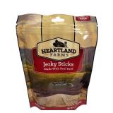 Heartland Farms - (3) Bags of Jerky Sticks | Made With Real Beef Heartland Farms - (3) Bags of Jerky Sticks | Made With Real Beef