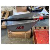 Dual Wheel Steel Wheelbarrow 6 Cubic Foot