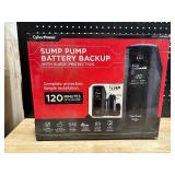 Sump Pump Battery Backup