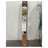 Market Umbrella Taupe with LED Lights