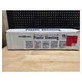 Construction Grade Plastic Sheeting 6 FT x 100 FT Black 6 MIL