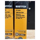 Bostich 18 Gauge Brad Nails - 3000 Per Box - 4 Boxes