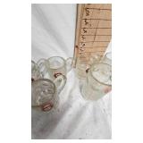 Set of 8 A & W Mugs,(7 smaller very heavy  and 1 Large) Set of 8 A & W Mugs,(7 smaller very heavy  and 1 Large)