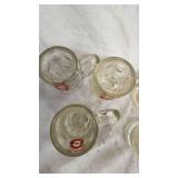 Set of 8 A & W Mugs,(7 smaller very heavy  and 1 Large) Set of 8 A & W Mugs,(7 smaller very heavy  and 1 Large)