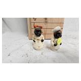 Black Americana Mammy and Pappy Salt and Pepper Shakers Black Americana Mammy and Pappy Salt and Pepper Shakers