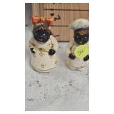 Black Americana Mammy and Pappy Salt and Pepper Shakers Black Americana Mammy and Pappy Salt and Pepper Shakers