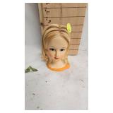 Vintage Teen Head Vase/Planter  A-629 Vintage Teen Head Vase/Planter  A-629