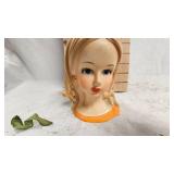 Vintage Teen Head Vase/Planter  A-629 Vintage Teen Head Vase/Planter  A-629