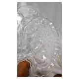 Lot includes Pair of Chicken Figures, Care Bear Glass, 4 Relish Dishes and Punch Cups Lot includes Pair of Chicken Figures, Care Bear Glass, 4 Relish Dishes and Punch Cups