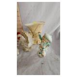 Boy and Girl Figures(Japan)-Small Sugar Creamer, and Chicken Figures Boy and Girl Figures(Japan)-Small Sugar Creamer, and Chicken Figures