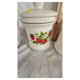 Strawberry Fields Canister Set, by Sears Roebuck, 1970 Strawberry Fields Canister Set, by Sears Roebuck, 1970
