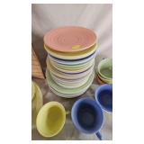 Hazel Atlas Monderntone Platonite Dinnerware as pictured Hazel Atlas Monderntone Platonite Dinnerware as pictured