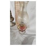 Lot of 2 Oil Lamps in Good Condition Lot of 2 Oil Lamps in Good Condition