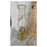 Lot of 3 Oil Lamps with Chimneys in Good Condition Lot of 3 Oil Lamps with Chimneys in Good Condition