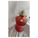 Lot of 3 Oil Lamps with Chimneys in Good Condition Lot of 3 Oil Lamps with Chimneys in Good Condition