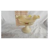 Fenton Footed Custard Glass Fenton Footed Custard Glass