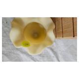 Fenton Custard Vase/Rose Bowl, pair Fenton Custard Vase/Rose Bowl, pair