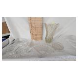 Clear Glassware and Large Vase Clear Glassware and Large Vase