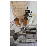Assorted Kitchen Lot, Cookie Cutters, Utensils, S/P Assorted Kitchen Lot, Cookie Cutters, Utensils, S/P